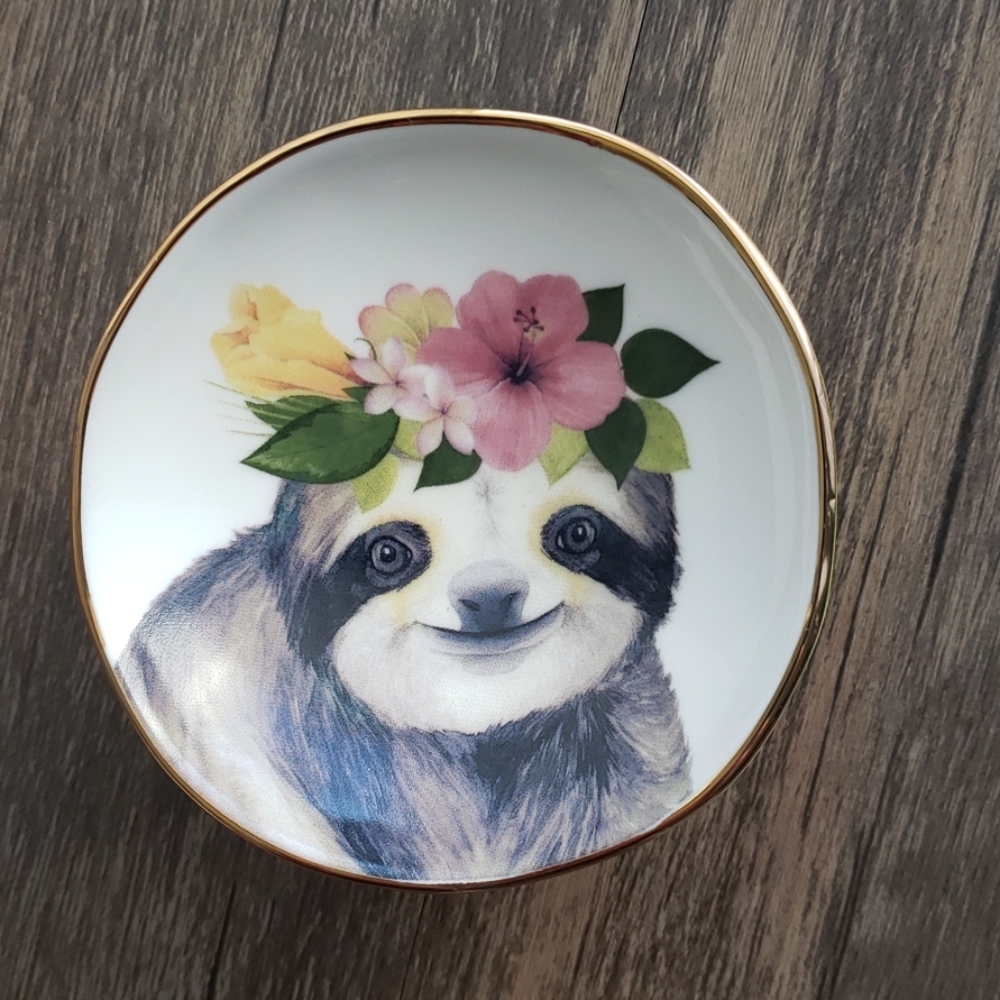 Sloth Trinket and Jewelry dish